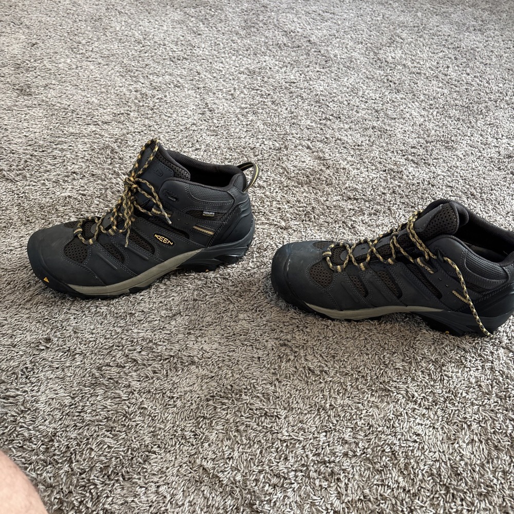 KEEN Utility Lansing, Men's, Raven/Tawny Olive, Steel Toe, EH Hiker 13EE - Picture 3 of 10